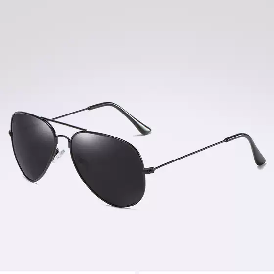 Classic Large Frame Toad Trendyy Round Frame Retro Glass Metal Sunglasses Foreign Trade Wholesale Aviator Glasses