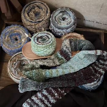 Cross-Border Oil Painting Series Special Circle Wool Ball Wool Circle Yarn Retro Hand-Knitted Medium Thick Super Soft Wholesale