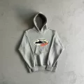 Round letter sweatshirt/grey