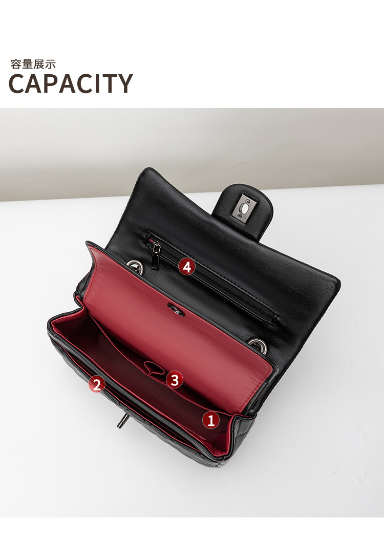 Chanel CF Classic Rhomboid Chain All-match Genuine Leather Messenger Bag Small Chanel Style Bag High-end Texture Purchasing 29 1-2_01.jpg