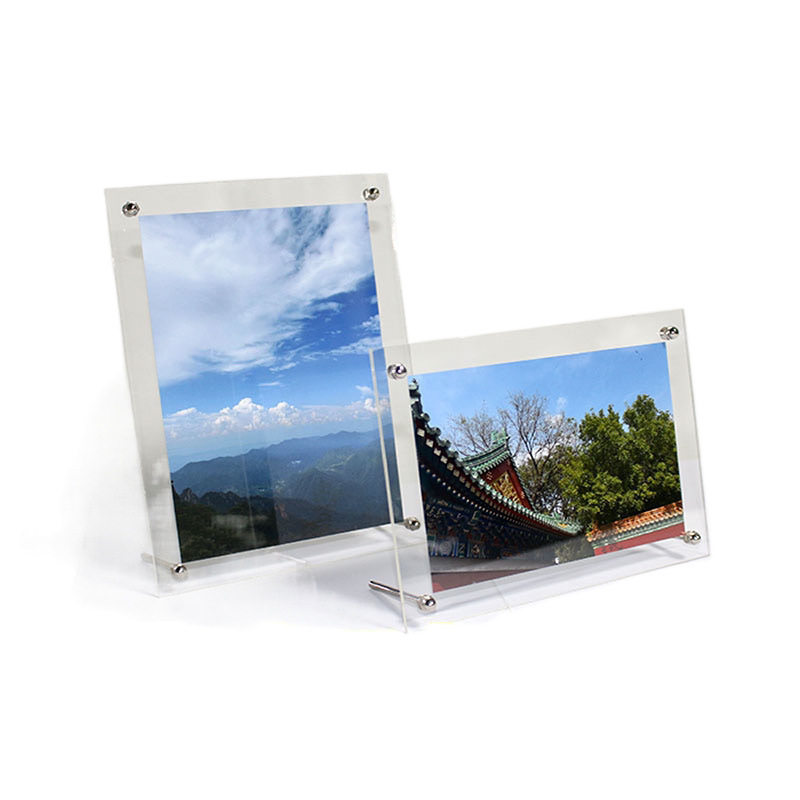 Acrylic Photo Frame Display 6inch Transparent Crystal Ins Postcard Photo A4 Frame Modern Simple Other Living Room