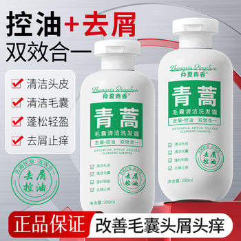 [Strictly Selected] Artemisia Annua Hair Follicle Cleansing Shampoo Anti-Dandruff Oil Control Smooth Hair Care Oil Control Fluffy Shampoo Ready in Stock