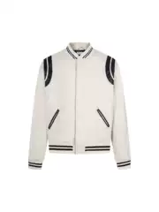 High Version In-Stock Original Label Slp Classic Patchwork Baseball Collar Casual Jacket Unisex