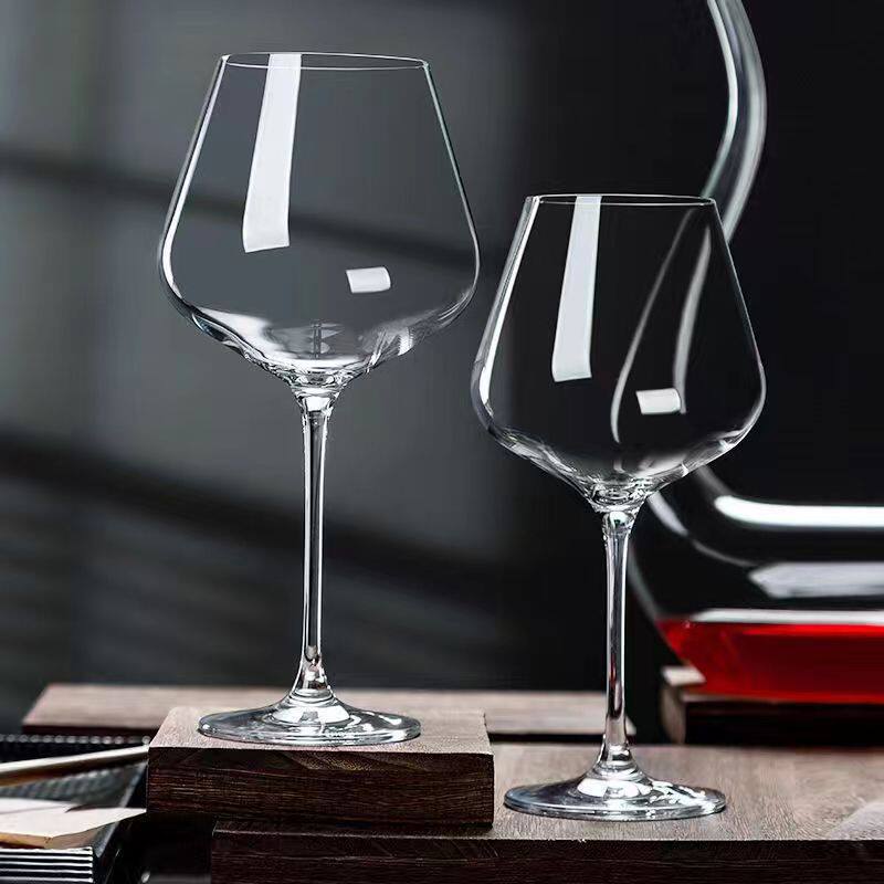 Burgundy Red Wine Glass Goblet Decanter Set Home Accessible Luxury High-End Wine Set Crystal Glass Wine Glass