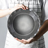 Amazon cross-border pie plate kiln change ceramic pizza plate pizza plate microwave oven baking tools wholesale