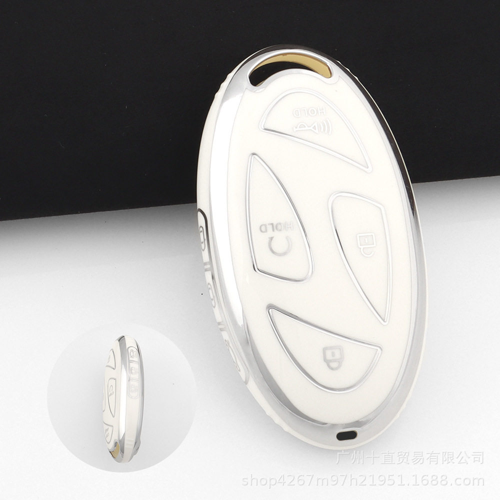 Cross-Border Applicable Korean Hyundai Loniq6 New Car Key Bag Protective Shell Hyundai Hyundai Key Cover