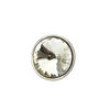 New Metal Button Diamond Buckle with Rhinestone Gold Round Button Shirt Decoration All-match Suit Button