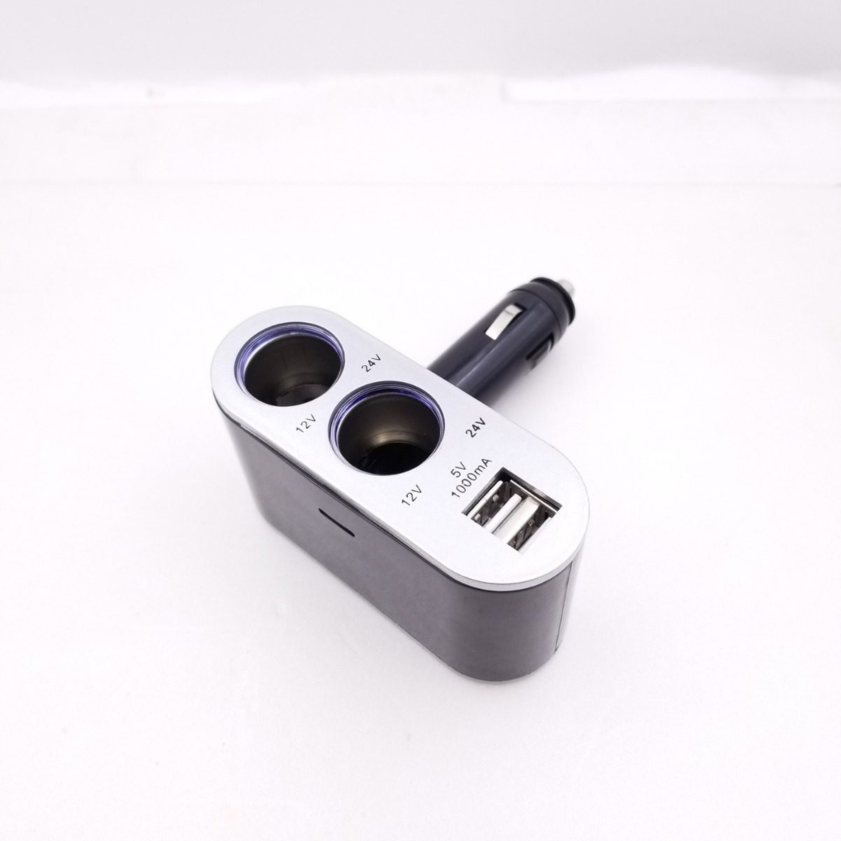 Car one minute two cigarette lighter dual USB car phone charger