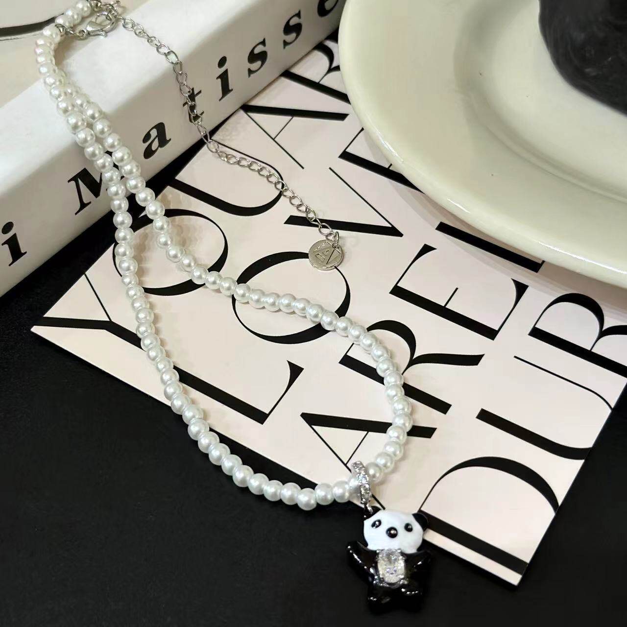 タイプA ホワイトビーズネックレス