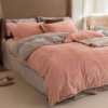 Winter Milk Velvet Four-Piece Set Thickeneded Fleece-Lined Coral Velvet Single Autumn and Winter Warm Quilt Cover Double-Sided Plush Quilt