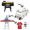 Factory Digital dtf White Ink Stamping Printer i3200 Textile Printing T-shirt High Speed Thermal Transfer Printer