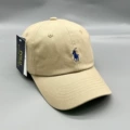 Dark khaki blue label polo/with steel seal