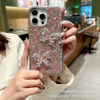 Exploding Rhinestone Double Butterfly Suitable for Iphone16 Promax/12/13/14/15 Anti-Fall Mobile Phone Case Soft