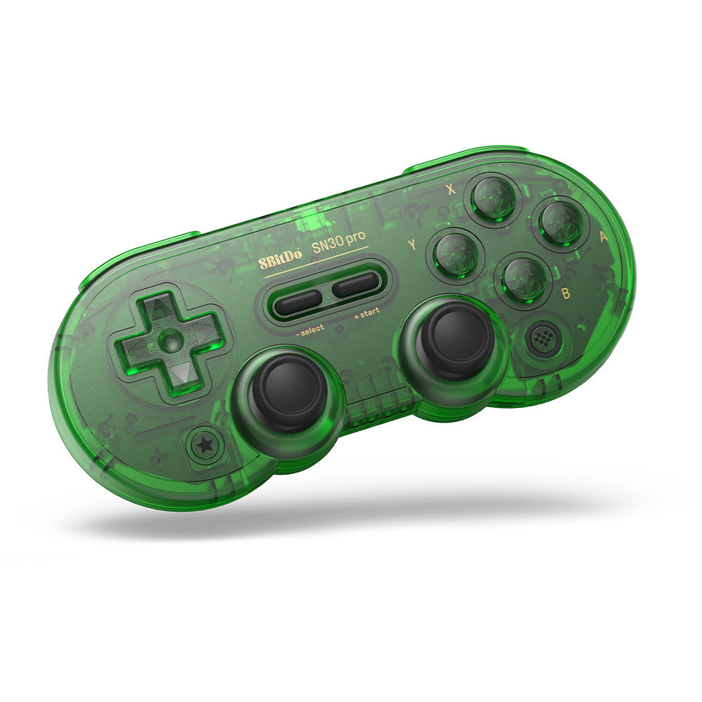 8Slotdo Eight-Slot Hall Sn30Pro Bluetooth Wireless Game Controller Transparent Computer Steam Android Ns
