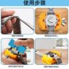 Watch repair tools foreign trade hot selling portable two-leg open large diameter open Watch back cover opener watch repair tool