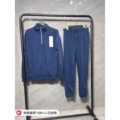 Navy blue half-zip jacket + jogger pants