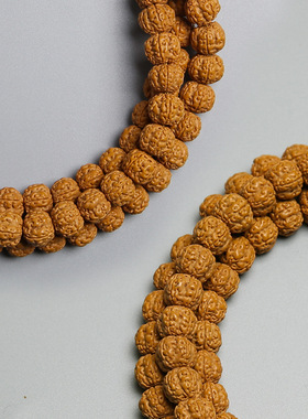 花王天然梅花桩双龙小金刚菩提子108颗爆肉文玩帝王花士手串