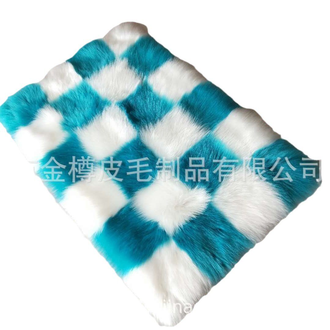 Source Factory Imitation Wool Carpet Fur Integrated Floor Mat Bay Window Decorative Blanket Imitation Sheepskin Light Luxury Style Floor Mat Carpet