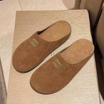 Birkenstock Shoes Toe-Cap Half Slippers for Women 2025 New Spring and Summer Outer Wear Wear-Resistant Lazy Slip-On Sandals for Women