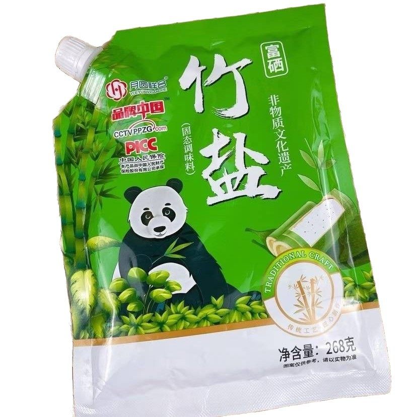 Selenium-Rich Bamboo Salt 260g Bagged for Home Cooking Seasoning and Flavoring, Wholesale for Group Sales, Opening Promotions, and Customer Retention Gifts