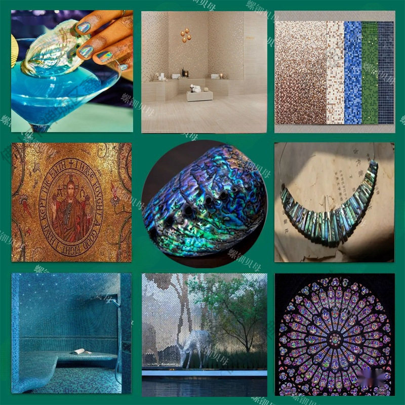 Shell Pieces 14*24 Non-Bendable Orange Green Blue Red Purple Mexican New Zealand Abalone Mother-Of-Pearl Hard Mother-Of-Pearl