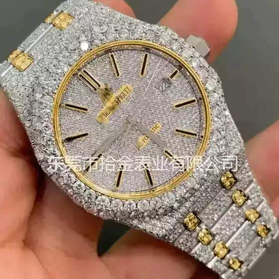 Cross-Border Best-Selling New Models of Men's and Women's Full Diamond Quartz Watches, Various Styles of Watches, Men's Quartz Watches Wholesale