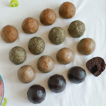 Shandong Multigrain Steamed Buns, Buckwheat Steamed Buns, Sorghum Steamed Buns, Fitness Black Rice Black Bean Coarse Grain Steamed Buns