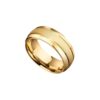 E-Commerce Popular Titanium Steel Frosted Ring for Men, European and American Fashion Design, Starry Sky, 18K Gold Non-Fading Couple Ring