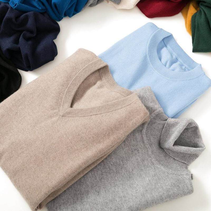 Cross-border New Korean Style Autumn and Winter Men's V-neck...