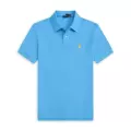 Polo sky blue yellow label