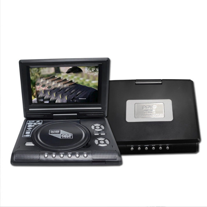 Cross border hot sale 7.8 inch mobile dvd Player HD portable EVD small TV Mini CD player