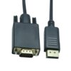 Large Dp to Vga Adapter Cable Long Tv Computer Monitor Cable High Definition Dp to Vga Converter Cable 1.8m