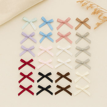 3mm Double-Sided Polyester Mini Bow, Hand-Made DIY Accessories, Multi-Color Ribbon Small Bow, Intimates Gift
