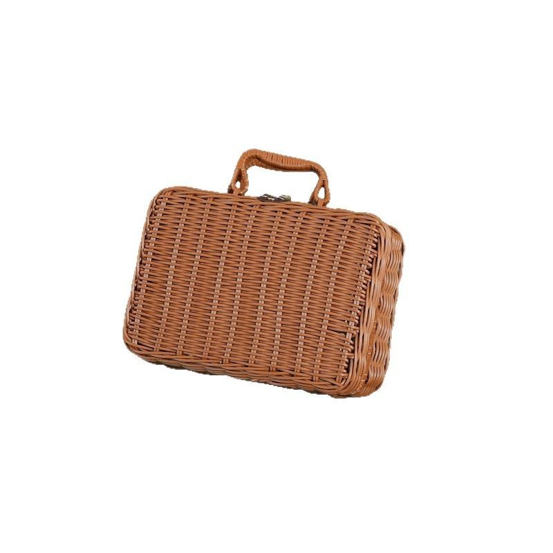 Creative Rattan and Bamboo Gift Box Wedding Bridesmaid Souvenir Wedding Supplies Birthday Holiday Gift Box Dragon Boat Festival