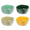 PET Thickened Double-Layer Household Kitchen Draining Basket High Appearance Value Vegetable Basket Living Room Vegetable Basket Fruit Washing Vegetable Basin