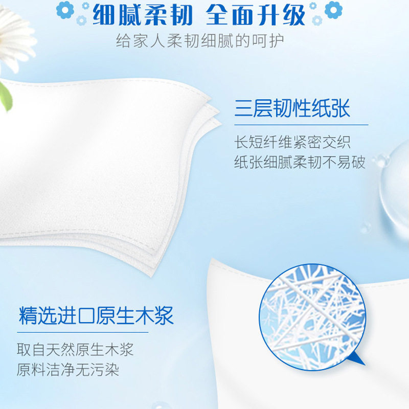 维达细韧抽纸3层100抽24包整箱装纸巾家庭实惠装面巾纸餐巾纸,淘宝优惠券,粉丝福利购,淘宝优惠卷