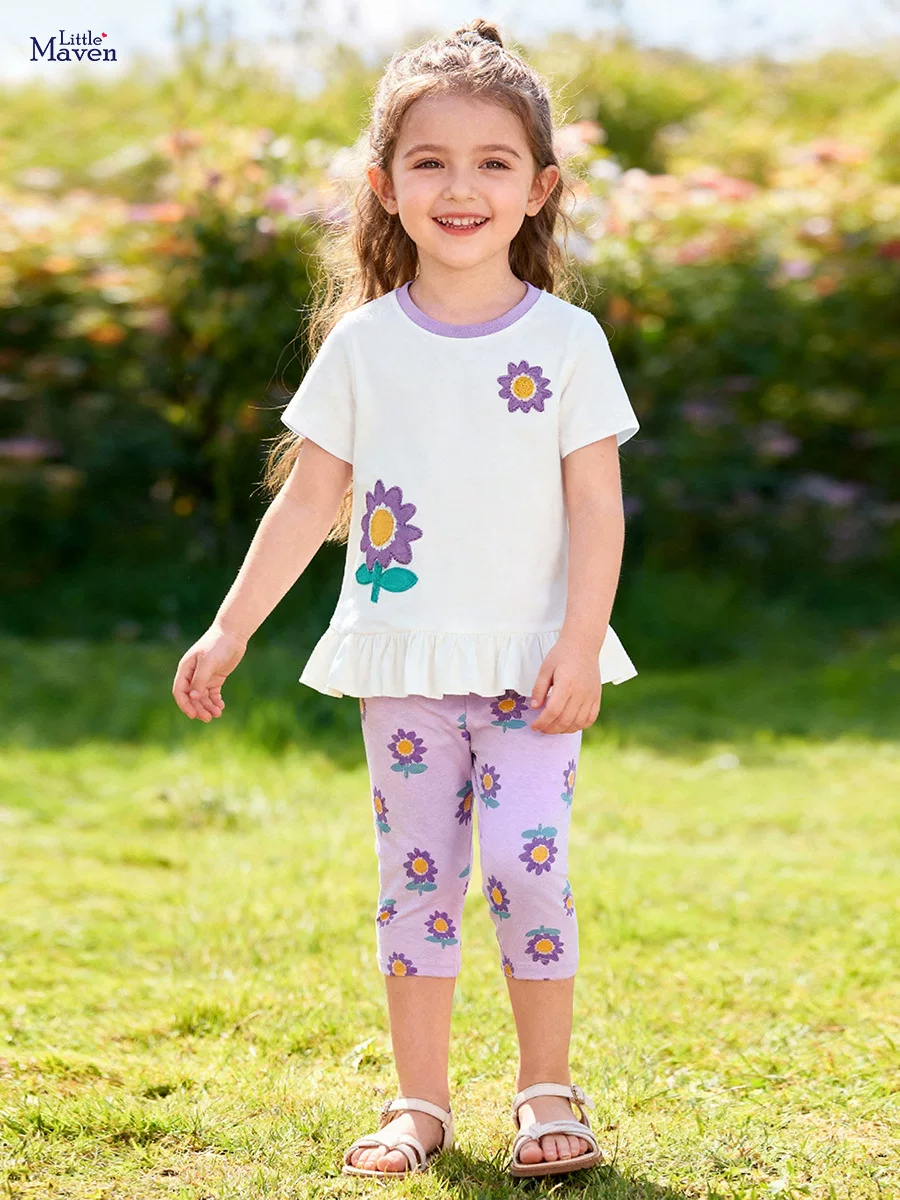 Summer Baby Short-sleeve Set, Cute Girls' Outfit, [Style] Kids' 2-piece Set