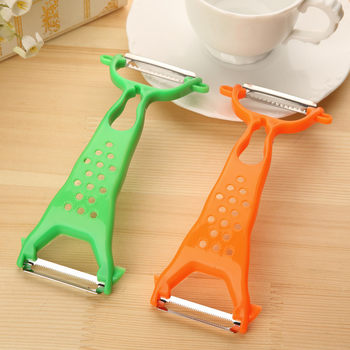 Double-headed lobster grater stainless steel peeler household multi-function melon Planer double-sided dual-purpose peeler melon planer