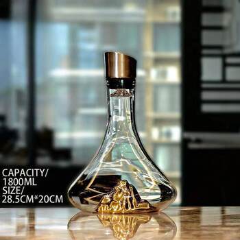 Jinshan waterfall fast decanter household creative iceberg crystal glass filter wine separator wine set