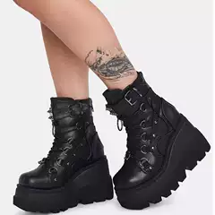 Demoni platform boots 2022 new dark gothic punk Street ankle boots women European and American plus size Martin boots