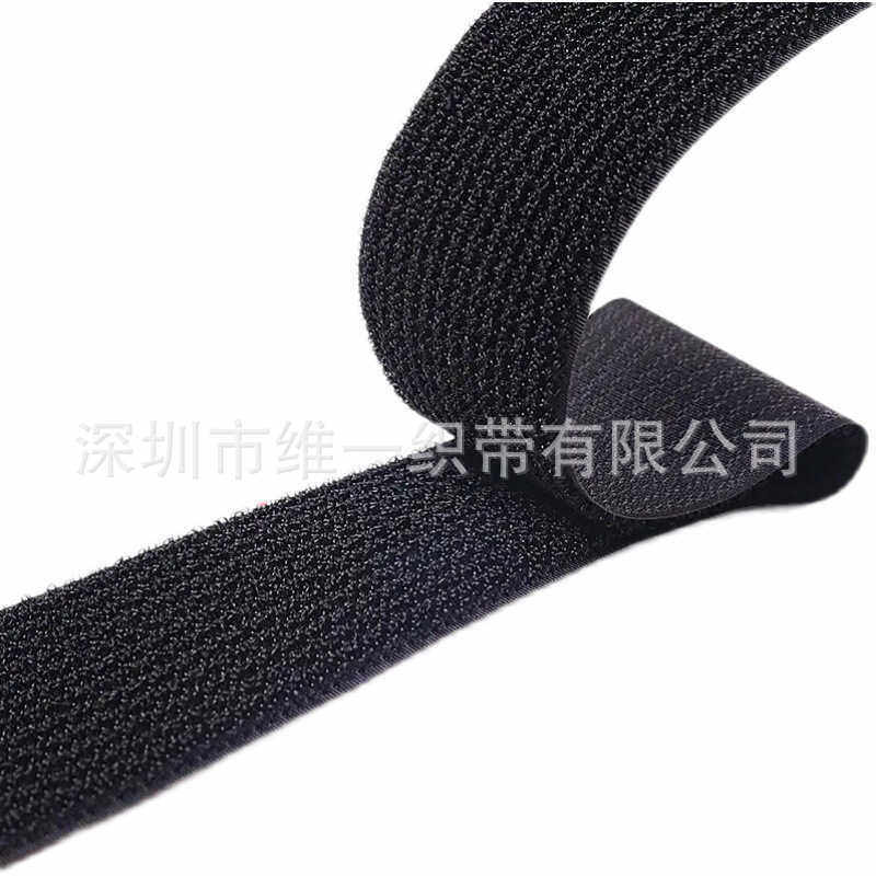 Hook-And-Loop Fastener Nylon Buckle Tie, Can Be Rolled and Cut, Round Bundling Strap, Self-Adhesive Cable