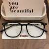 Plain Box TR Glasses Frame Women's Anti-Blue Light Glasses Retro Flat Glasses Men's Trendy Nearby Glasses Advanced Sense Glasses Frame