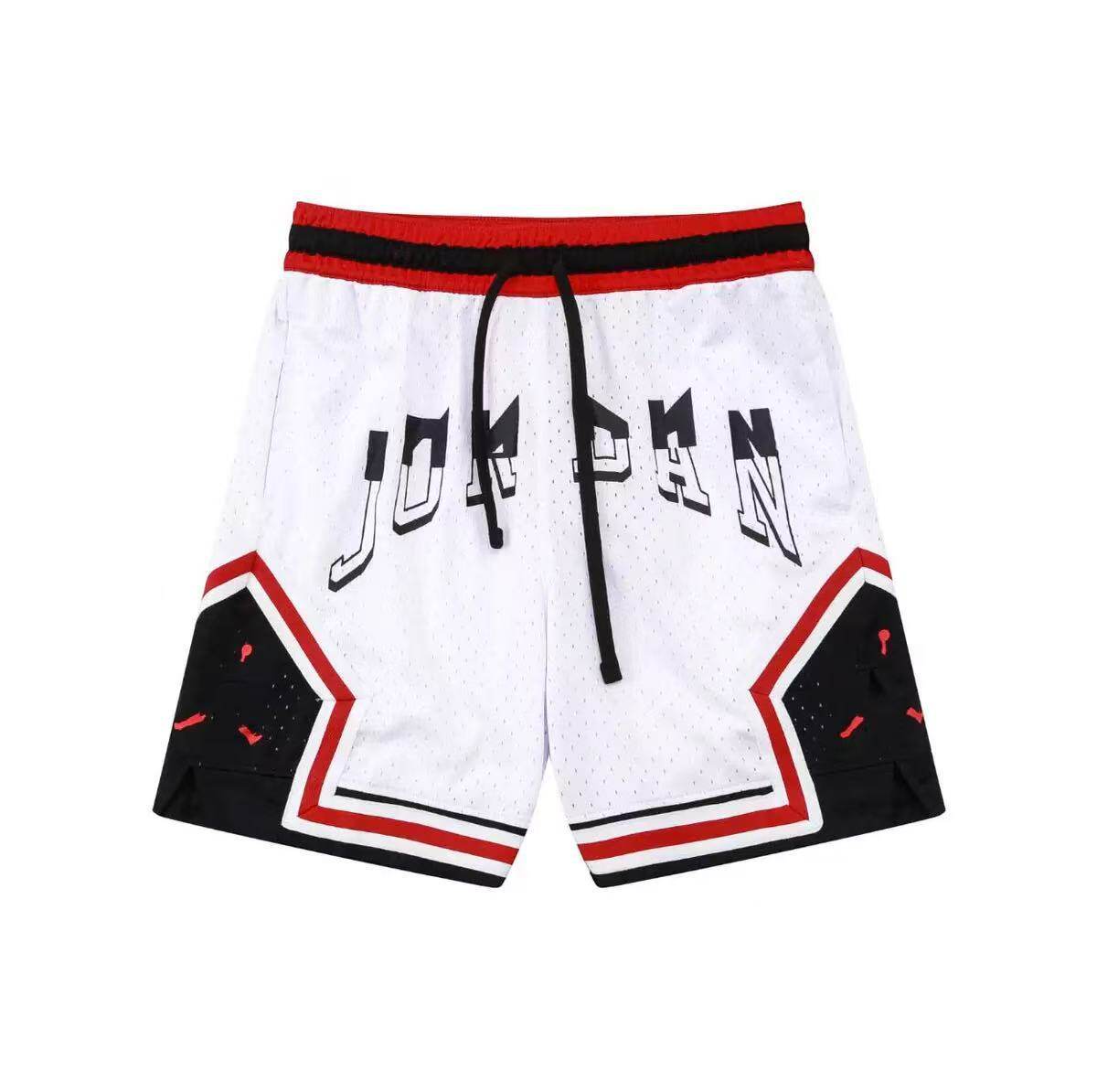American-Style Knee-Length Shorts for Men, Large Mesh Breathable Quick-Dry Quarter-Length Fitness Shorts Basketball Training Shorts High Quality