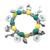 Amazon Cross-border New Hot Sale NFL 32 Soccer Team Stretch Beaded Bracelet Unisex Steelers Saints