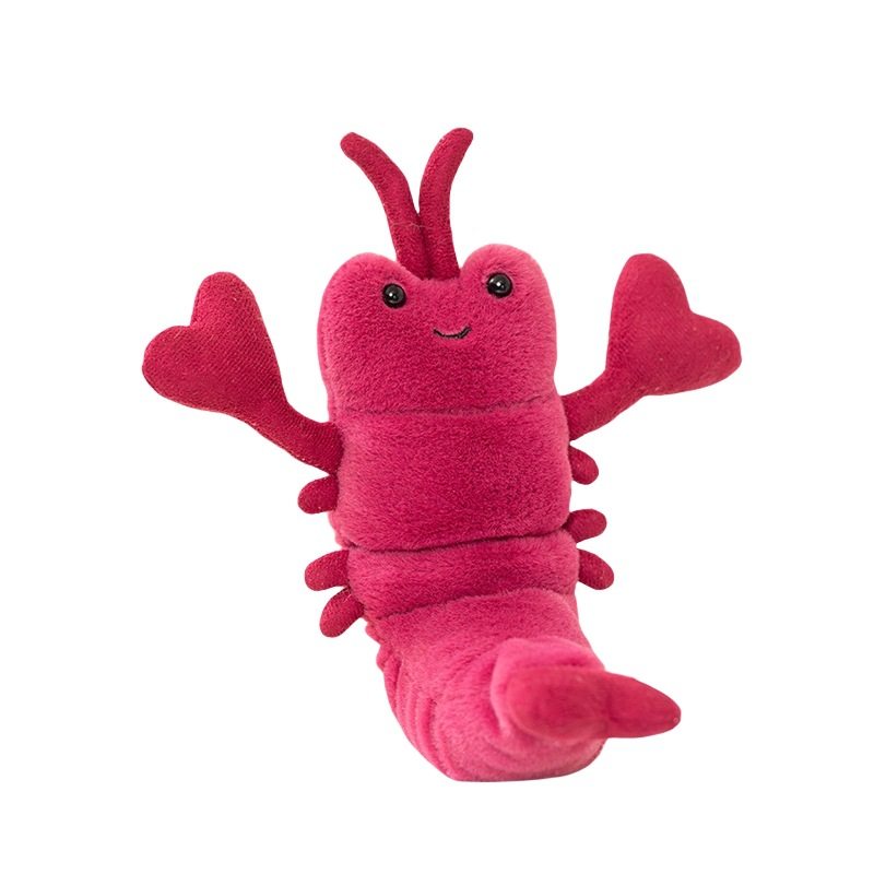 Cross-border New Love Claw Lobster Doll Plush Toy Little Red Book Same Style Shrimp Doll Marine Animal