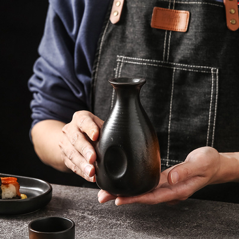 Customized Japanese Style Ceramic Wine Pot Wine Set Liquor Spirits Small Wine Cup Wine Cup Household Warm Wine Pot Factory