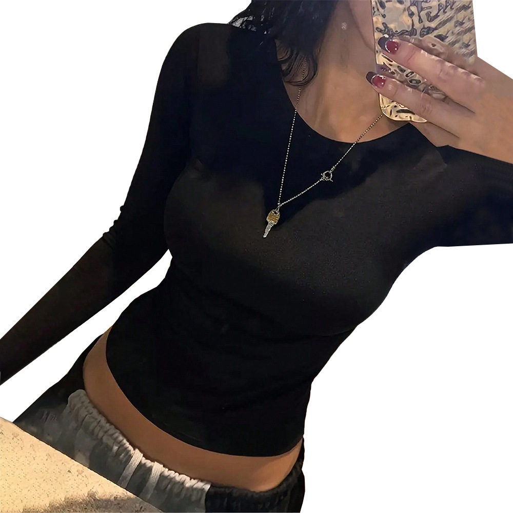 Womens Backless T Shirt Slim Fit Spring Summer Style Unique Design Wholesale Available ready to ship