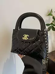 Chanel-Style Handbag for Women, New 2026 Model, Light Luxury Fashion Quilted Chain Bag, Simple Versatile Shoulder Bag