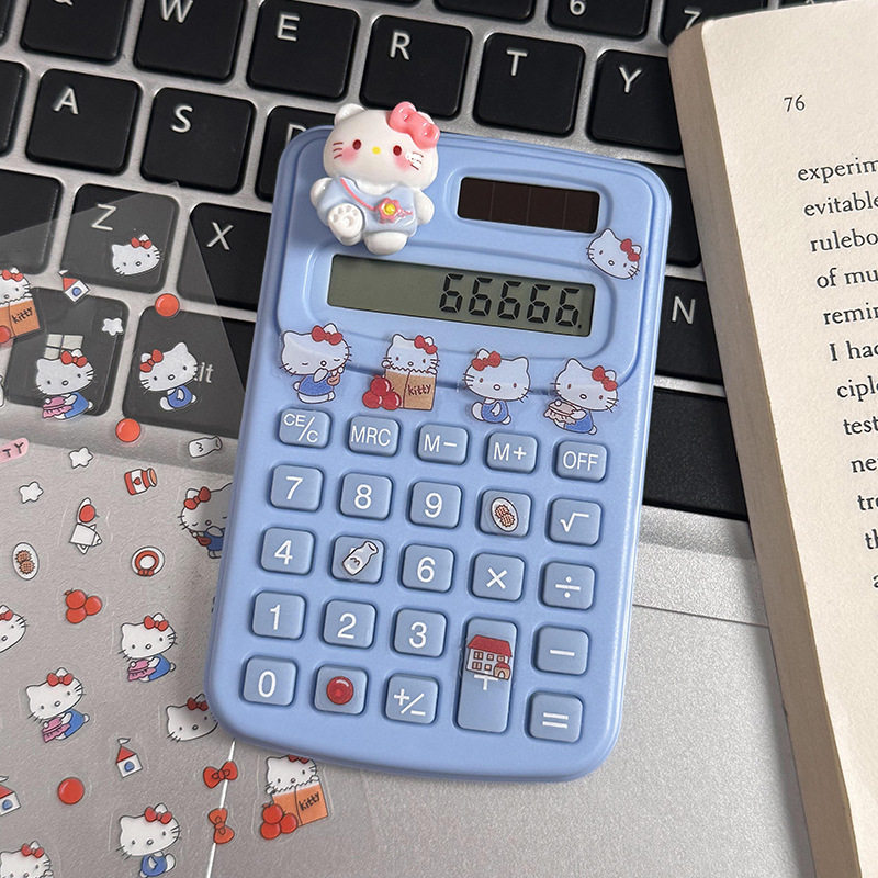 计算器创意可爱卡通学生办公文化用品高颜值迷你便携计算机批发