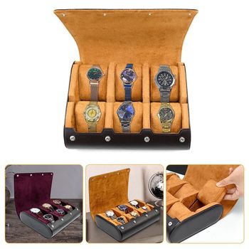 Large-Capacity 6-Digit Watch Box Dust-Proof Collection Watch Storage Box Detachable Watch Mechanical Watch Watch Packaging Box